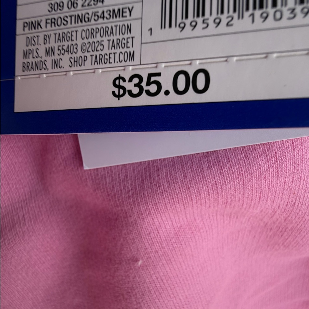 ♥️ Women's Valentine's Day Patchwork Crewneck Sweatshirt - JoyLab™ Pink M & XL - Picture 7 of 15